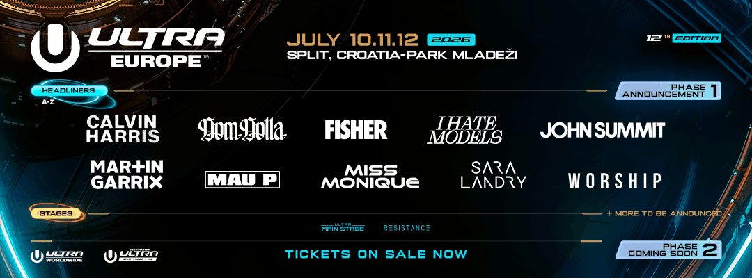 ULTRA EUROPE 2026 Poster